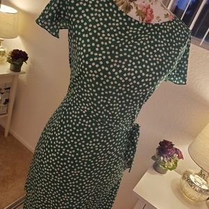 Shein green dress